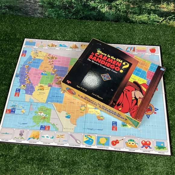 Other - Where In The USA Is Carmen Sandiego Board Game